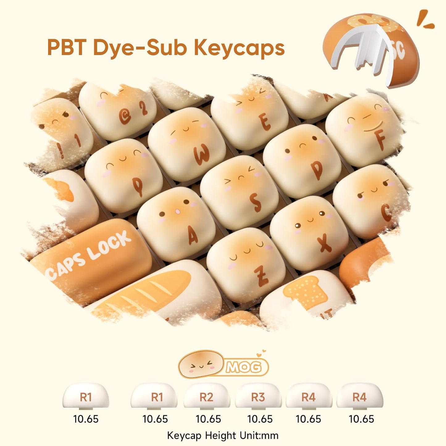 AKKO MG108B Colorful Cats Mechanical Keyboard Hot-Swappable Multi-Mode Gaming Keyboard with PBT Dye-Sub Mao Profile Keycaps Pre Lubed Piano Switch