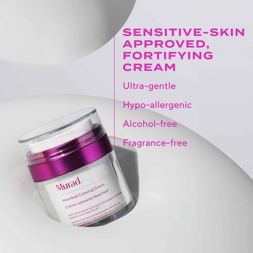 Murad Heartleaf Calming Cream – Gentle Moisturizer with Heartleaf for Irritated, Sensitive or Eczema-Prone Skin to Stabilize, Soothe, and Soften All Day – 1.7 Fl Oz