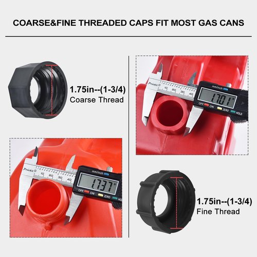 Gas Can Spout Replacement, Gas Can Nozzle Replacement (3 Kits-White). For 1/2/5/10 gallon gas cans. Upgraded replacement gas can spout with flexible nozzle, vent cap, thick rubber pad, spout cover