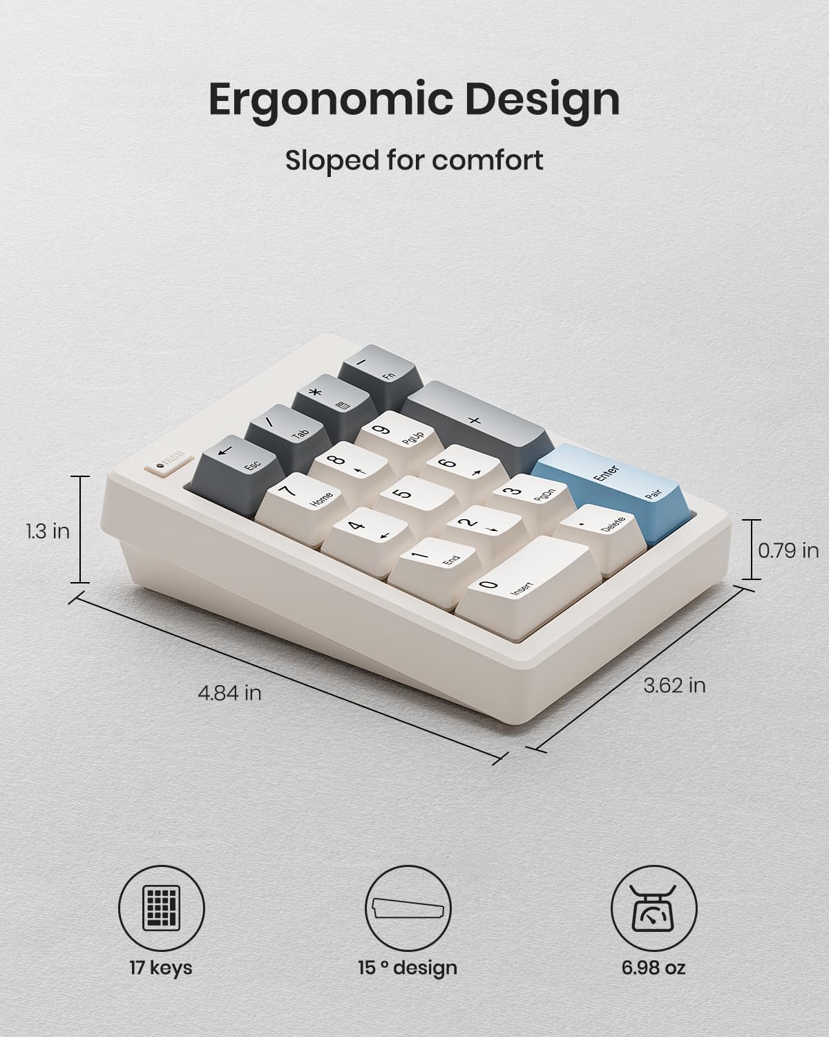 85 Keys Wireless Mechanical Keyboard&17 Keys Number Pad
