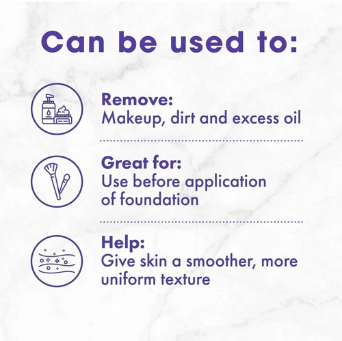 Buf-Puf Gentle Facial Sponge, Dermatologist Developed, Removes Deep Down Dirt & Makeup That Causes Breakouts and Blackheads, Reusable, Exfoliating, 12 Count