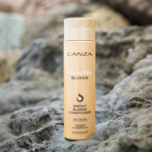 L’ANZA Healing Blonde Bright Conditioner, Formulated for Natural & Decolorized Blonde Hair - Boosts Shine & Brightness while Healing, with Sulfate-free, Paraben-free, Gluten-free Formula (32 Fl Oz)