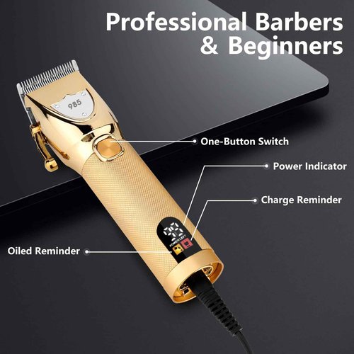 Adaife Professional Hair Clippers, Beard Trimmer for Men Electric Razor, Clippers and Trimmers Set Shavers for Men, Barber Clippers Hair Cutting Kit