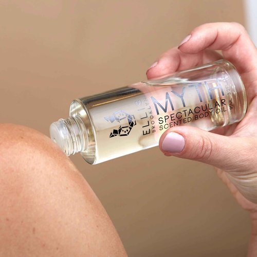 Ellis Brooklyn Myth Body Oil - Scented Body Oils for Women, Fragrance Body Oil for Women, Bergamot & Jasmine, Cedarwood Musk Oil, 3.2 Fl Oz