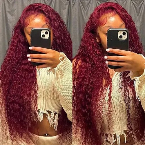 99J Burgundy Bundles Human Hair Wine Red Curly 3 Bundles 24 24 24 inch Brazilian 8A Remy 99j Body Wave Bundle Human Hair Extensions