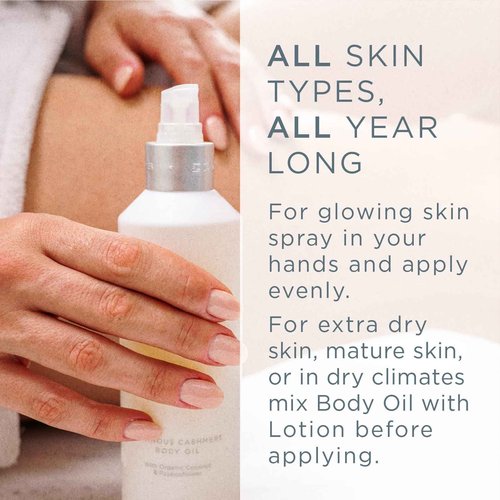 ZENTS Body Lotion and Cashmere Oil Set (Fresh), Anti-Aging Probiotic Lotion, Soften and Moisturize Skin with Organic Coconut Oil, Moisturize and Nourish Dry Skin, Powerful Healing Duo