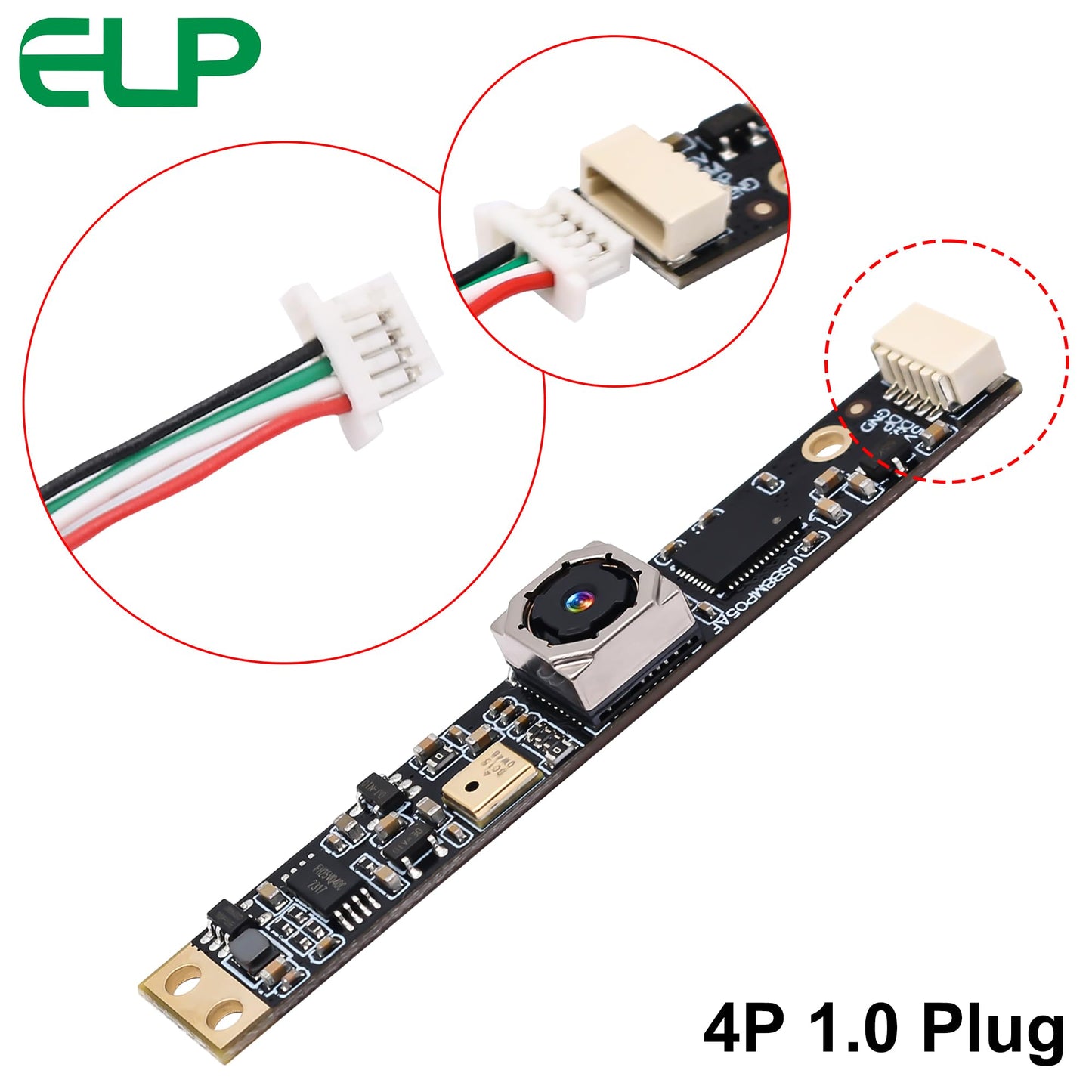 8mp Auto Focus USB Camera with Microphone Mini PC Camera for Computer 4K lightburn Camera for Laser Engraver Mini Strip Webcam Board CCTV USB Surveillance Camera for Raspberry Pi Laptop