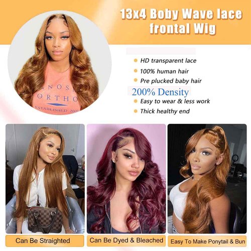 Luxvogue Chocolate Curly 14 Inch Human Hair Wig Lace Frontal T Body Wave Human Hair Wig Pre Plucked Pre Cut Lace Frontal Closure Glueless Wigs Elastic Band 200% Density