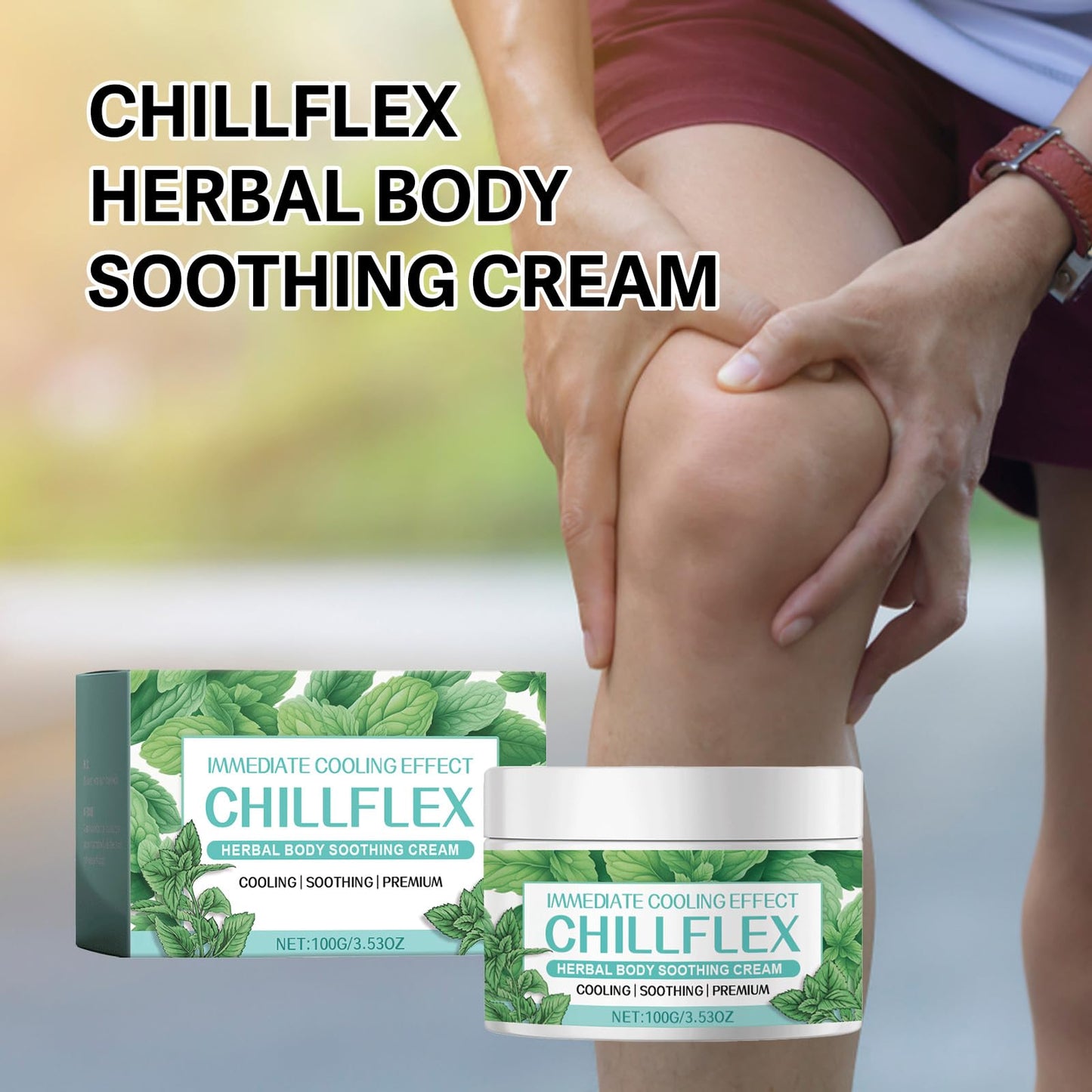 1PC Menthol Soothing Cream, Full Body Movement, Cool Frankish Soothing Ointment(3.53oz/Bottle)