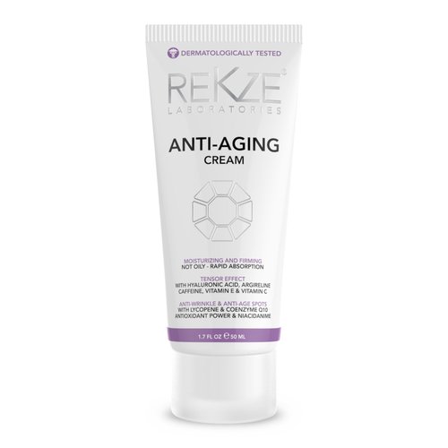 REKZE Advanced Formula Anti-Aging Cream: Unisex Rejuvenation for Face, Neck & Hands - Clinically Proven, Dermatologist-Recommended