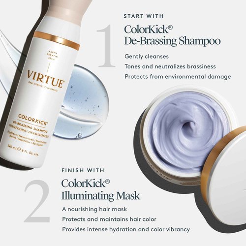 Virtue ColorKick Illuminating Hair Mask | Tones, Nourishes, Preserves Color-Treated Hair