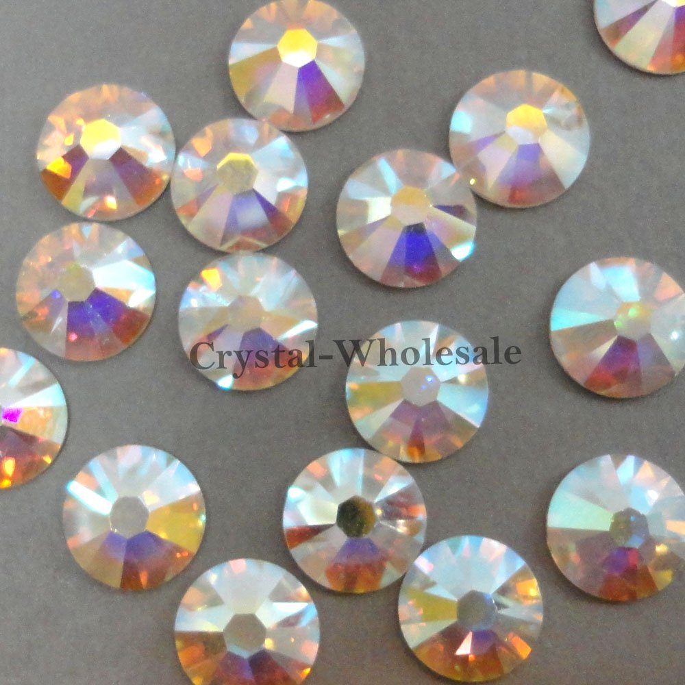 1440 pcs Original Factory Pack Austrian Crystal Austria 2088 Xirius Rose 12ss 3mm Round Flatback Rhinestones Nail Art ss12 Crystal AB DIY Bling gems Stone