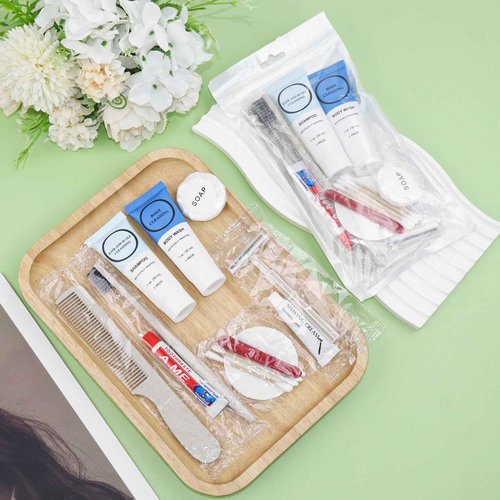 Toiletry Kits Homeless Personal Hygiene Care Package Kits Supplies In Bulk, Disposable Travel Size Essential Women Men Toiletries Set for Hotel, Charity, Camping, Travel (60 Pack)