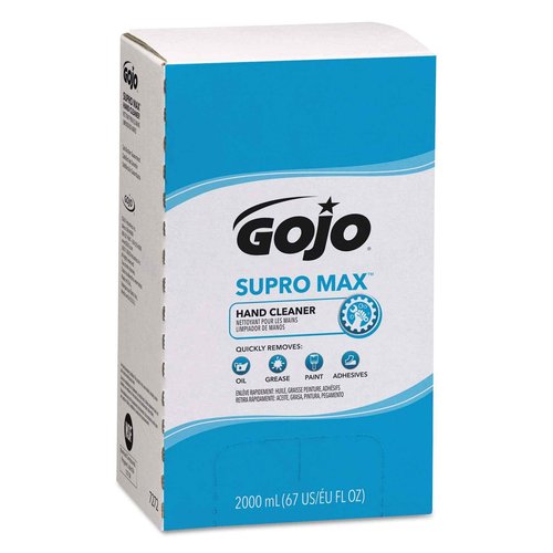 GOJO 7272-04 Supro Max Hand Cleaner 2000 mL Refill for GOJO PRO TDX Dispenser (Pack of 4)