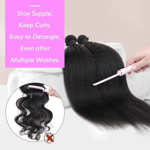 IDN BEAUTY 15A Cambodian Raw Human Hair Bundles Natural Black Weave Bundles Unprocessed Raw Hair Bundles Double Weft Full-Length Strands Full Thick Ends KS YK Human Hair 22 Inch