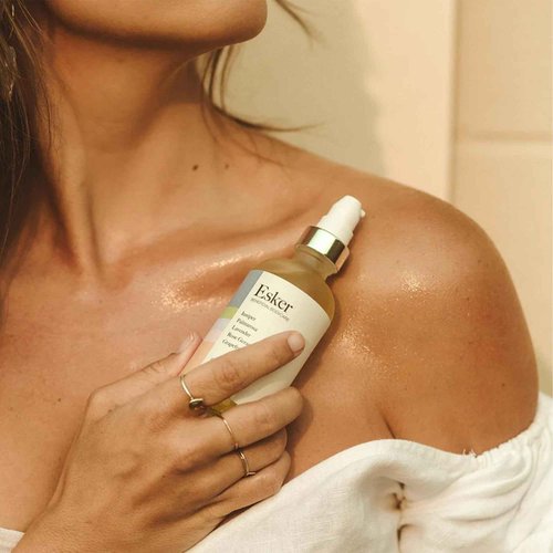 ESKER Firming Body Oil: Firms, Tightens, and Softens Skin with Natural Plant-Based Ingredients, Designed to Balance Energy and Promote Circulation, Fast-Absorbing and Non-Greasy - 2 oz.