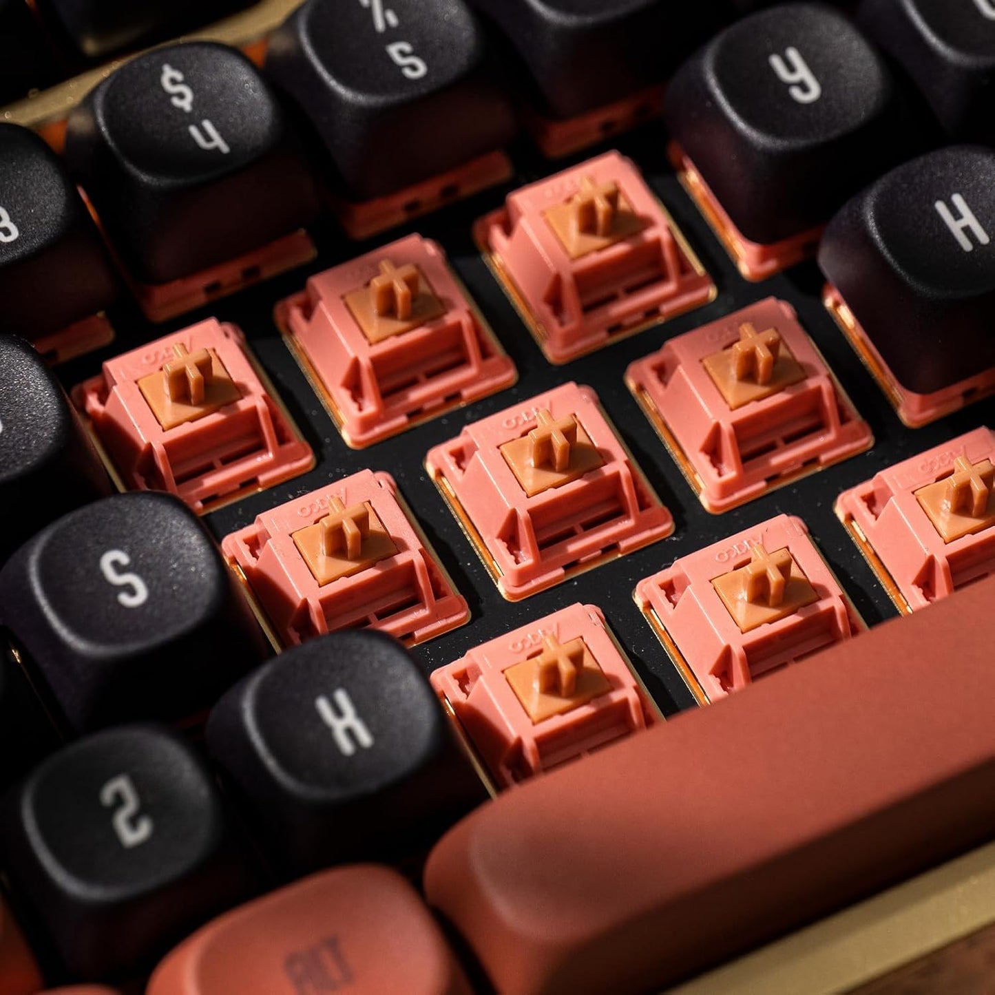 Akko V3 Crystal Pro Keyboard Switch with Dustproof Stem for Mechanical Gaming Keyboard, 43gf Actuation Force Key Pre-Lubed Switches (45pcs)