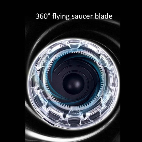 Electric Head Shaver, 360° Flying Saucer Blade Head Electric Mens Cordless Wet Dry Bald Head, 60M Use Time Mens Hair Cutter Grooming Kit, Gifts for Father