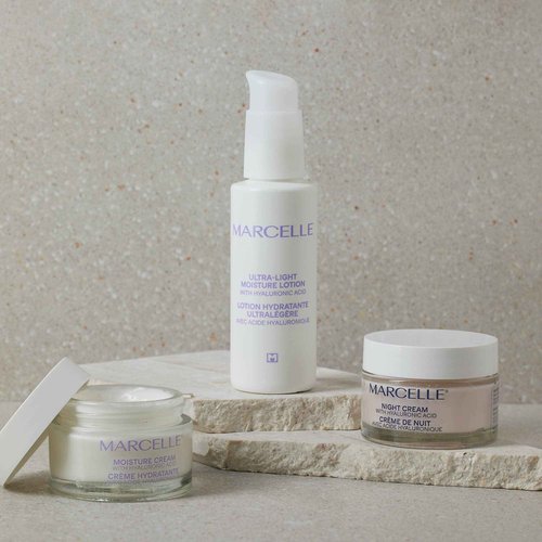Marcelle Ultra-Light Moisture Lotion, Vegan, Cruelty-Free, Clean, Non-Comedogenic, Fragrance-Free, Paraben-Free, Mineral Oil-Free, Hypoallergenic, 100 mL
