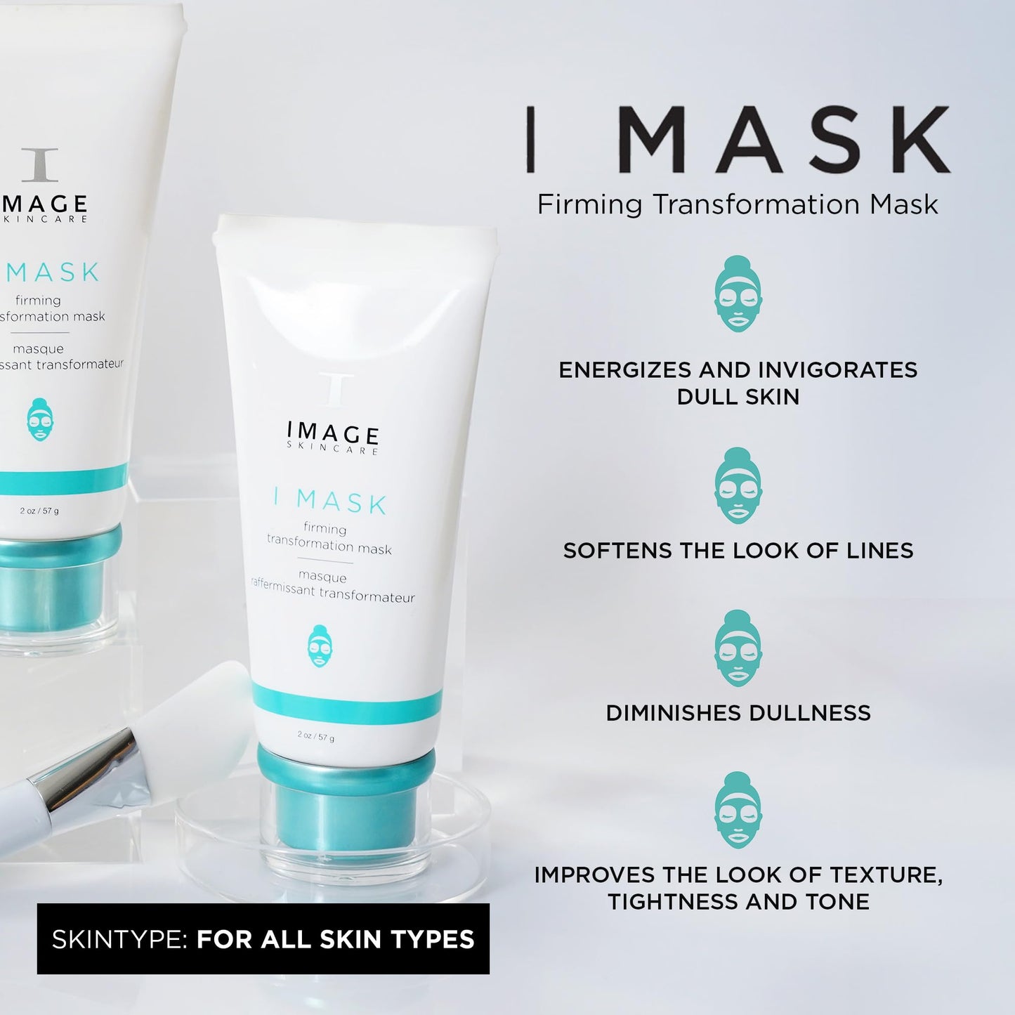 IMAGE Skincare, I MASK Firming Transformation Mask, Facial Mask to Visibly Firm, Tighten and Revitalize Appearance of Aging Skin, 2 oz