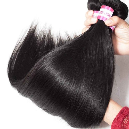 CYNOSURE 10A Straight Human Hair 3 Bundles 18 20 22inches Brazilian Virgin Unprocessed Straight Hair Weave Bundles Natural Color