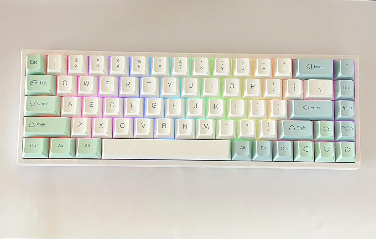 75% Wireless Gaming Keyboard RGB Triple Mode Hot Swappable Mechanical Keyboards PBT Keys Gasket Creamy Custom Keybad Quiet White Switch for Win/MAC