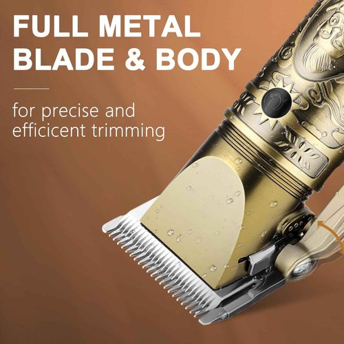 GSKY Professional Hair Clippers, Beard Trimmer for Men Electric Razor, Clippers and Trimmers Set Shavers for Men, Barber Clippers Hair Cutting Kit