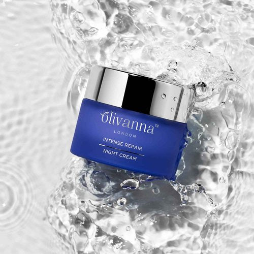 Olivanna Intense Repair Night Cream - Face Moisturizer - Enriched with Natural Ceramides, Hyaluronic Acid, and Omega-Rich Seed Oils - 1.6 oz