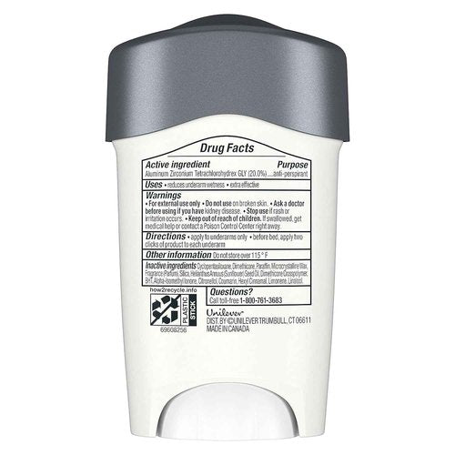Dove Men + Care Clinical Protection Antiperspirant Deodorant Solid Clean Comfort 1.70 oz (Pack of 12)