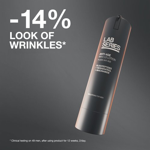 Lab Series Men's Max LS Lotion - Face Cream - Anti Aging Moisturizer - Improves Skin's Tone, Firmness, and Texture - Skin Care for Men, 1.5 Fl Oz Refill