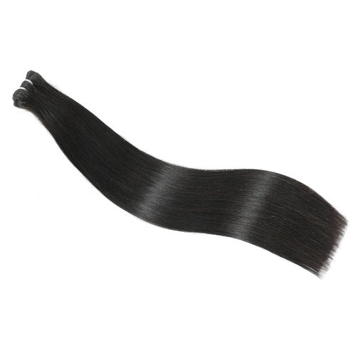 HEPAEA Raw Human Hair Bundles 18 Inch Natural Colors 15A Cambodian Virgin Hair 100% Unprocessed Straight Hair(18 Inch Pack of 2)