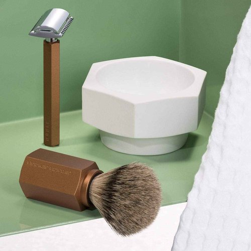 MÜHLE HEXAGON White Porcelain Shaving Bowl