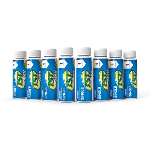 Camco TST MAX RV Toilet Treatment - Formaldehyde Free - Breaks Down Waste And Tissue - Septic Tank Safe - Treats up to 8-40 Gallon Holding Tanks -Orange Scent, (8) 4 oz Bottles (41191)