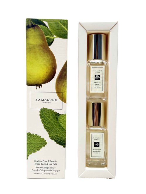 Jo Malone Travel Cologne Duo - English Pear & Freesia and Wood Sage & Sea Salt - 0.3 Fl Oz