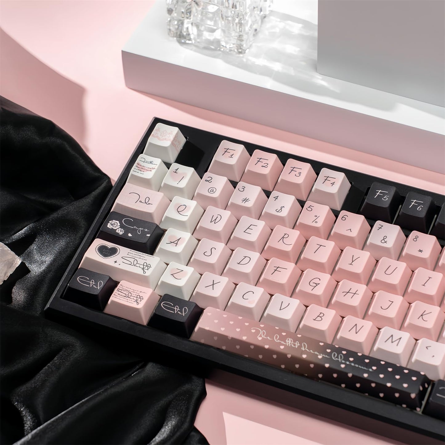 ZMX GMK108 Mechanical Keyboard Kit,108 Keys Full Size VIA Programmable Hot Swap Gasket Mounted PCB Custom RGB Gaming Barebones Keyboard Wireless BT5.0/2.4GHz/USB-C Wired DIY Kit (Black)