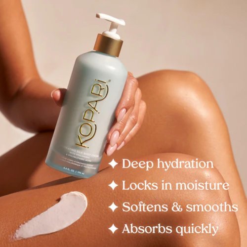 Kopari Silk Renewal Body Duo - Includes Brightening Silk Body Cream & Hydrating Silk Body Cream, Revitalizes Dry Dull Skin While Adding Radiance and Moisture