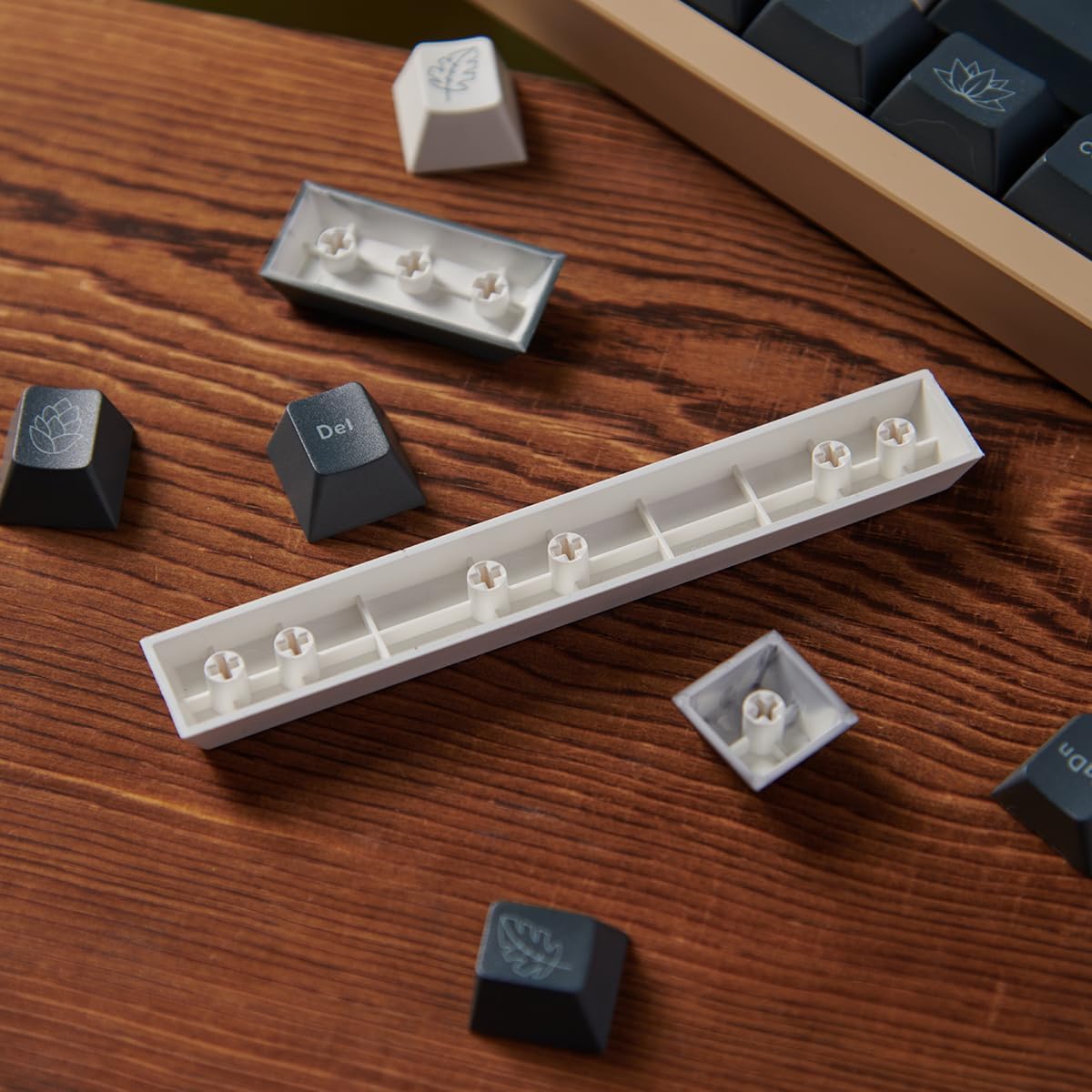 133 Keys Dye Sub PBT Keycaps Cherry Profile Green Botanical Keycaps Set Fit for 60% 65% 75% 95% Mechanical Keyboard Cherry Mx Switches
