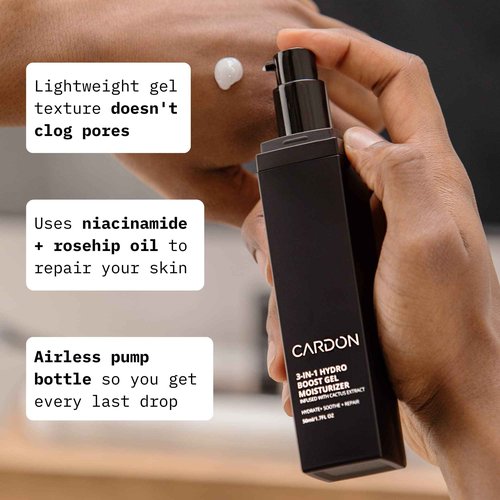 Cardon Anti-Aging Face Moisturizer, Korean Skincare Hydro Boost Gel, Ultra Light Face Cream to Even Skin Tone Overnight, Healing Cactus Extract, Reduce Wrinkles, Repair Acne Scars (2 CT)