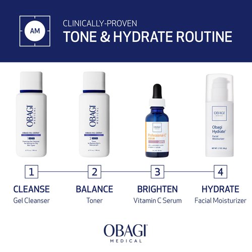 Obagi Nu-Derm Toner – Alcohol-Free, Balancing Nondrying Toner with Witch Hazel & Aloe Vera, Safe for Sensitive Skin – Two Pack, 2 * 6.7 oz