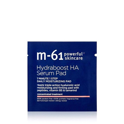 M-61 Hydraboost HA Serum Pad- 30 Treatments- 48 hour moisturizing and firming serum pad with hyaluronic, vitamin B5 & E