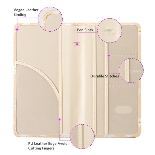CoBak Car Registration and Insurance Holder - Vehicle Glove Box Car Organizer,Auto Truck Comparment Accessories Case with Magnetic Closure for Essential Document,Driver License,Cards