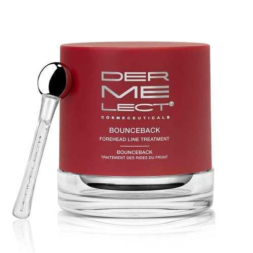 Dermelect Bounceback Forehead Line Treatment- With Anti-Aging Peptides to Smooth, Blur and Target Fine Lines & Wrinkles, 11 Lines, Frown Lines, Expression Lines, Facial Creases 1 oz