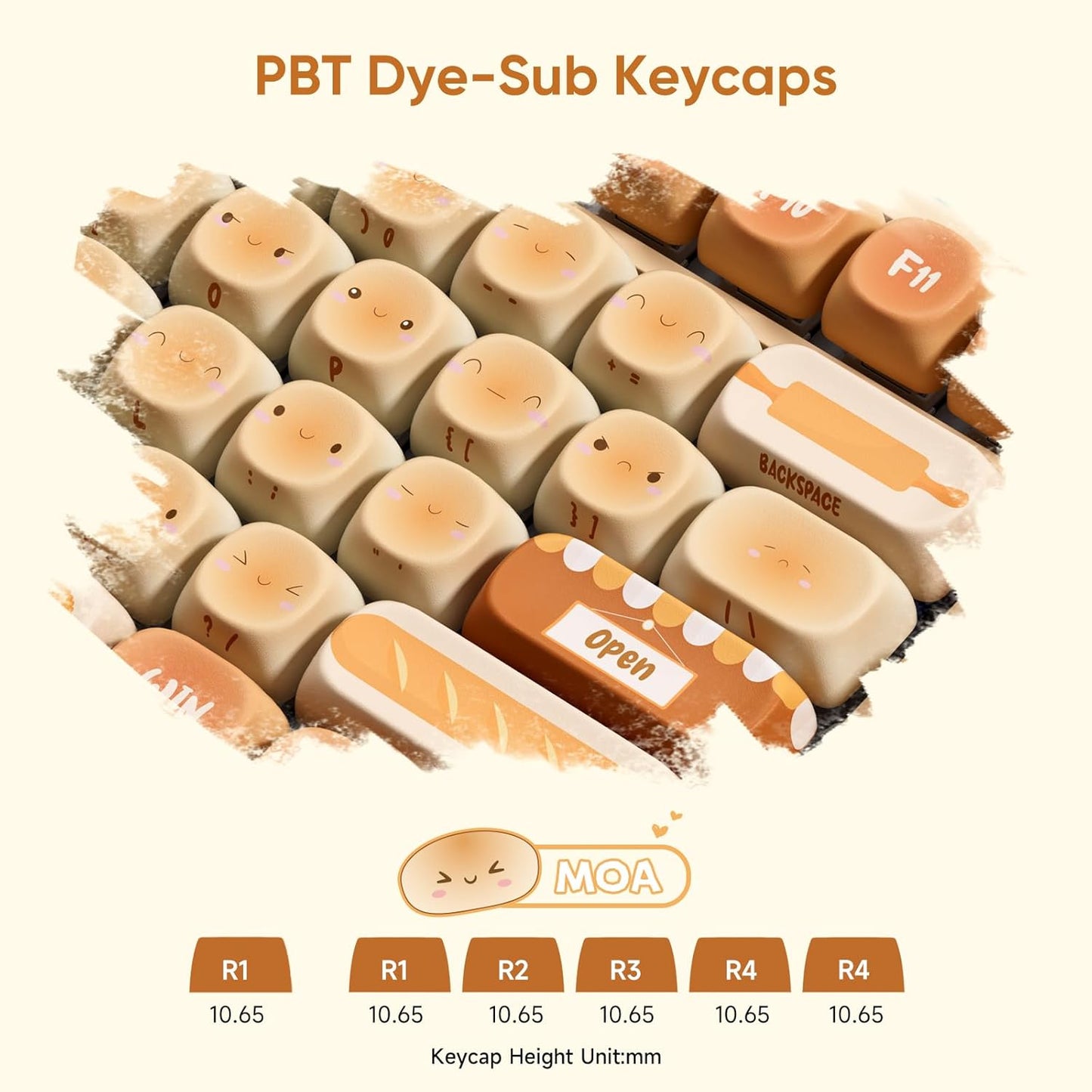 AKKO MG108B Colorful Cats Mechanical Keyboard Hot-Swappable Multi-Mode Gaming Keyboard with PBT Dye-Sub Mao Profile Keycaps Pre Lubed Piano Switch