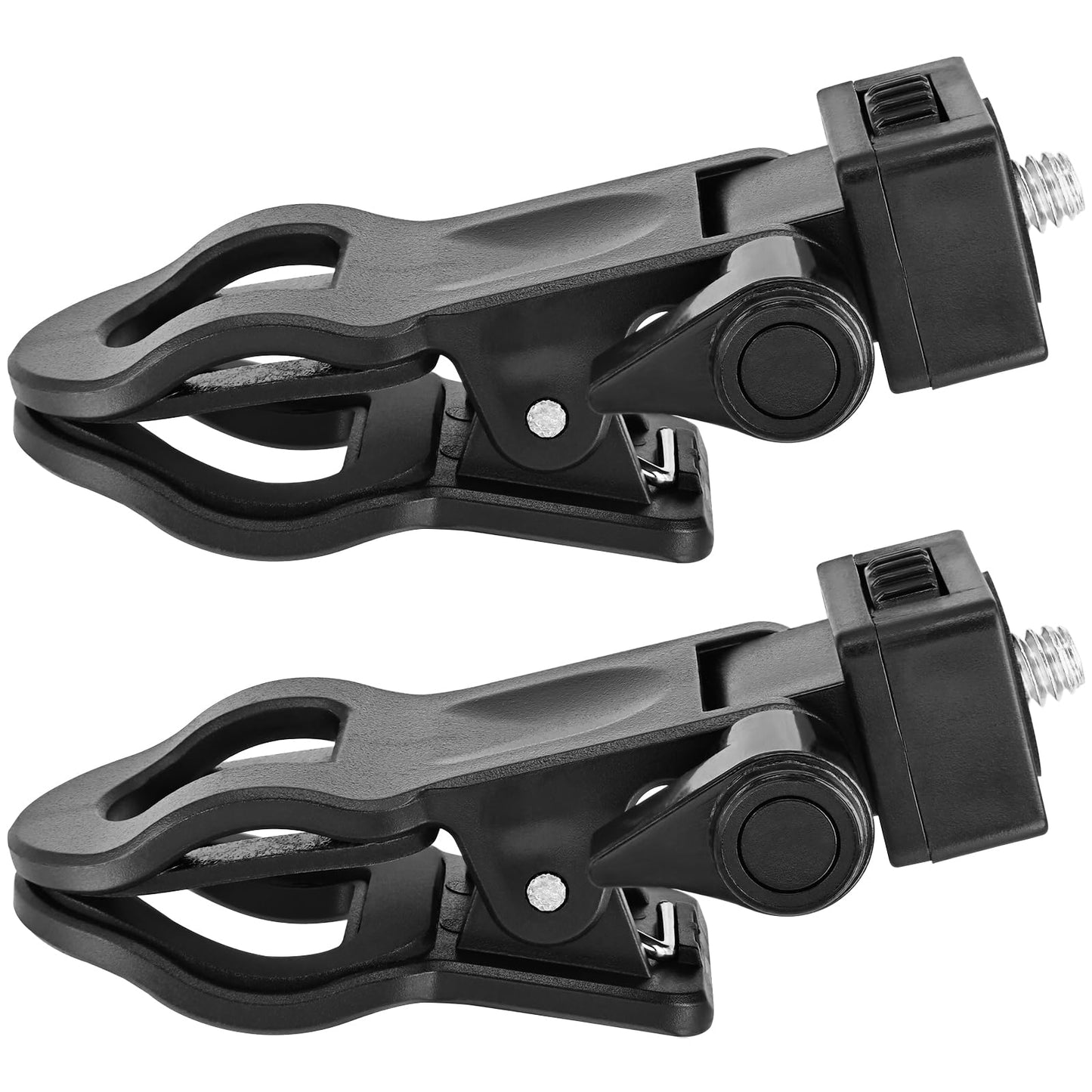 Yeebline Monitor Camera Mount Clip, 2 Pack Monitor Camera Mount Clamp Selfie Light Ring Light Clip with 1/4 Screw Connector, Screen LCD Display Top Fill Light Flash Stand Webcam Holder for Phone