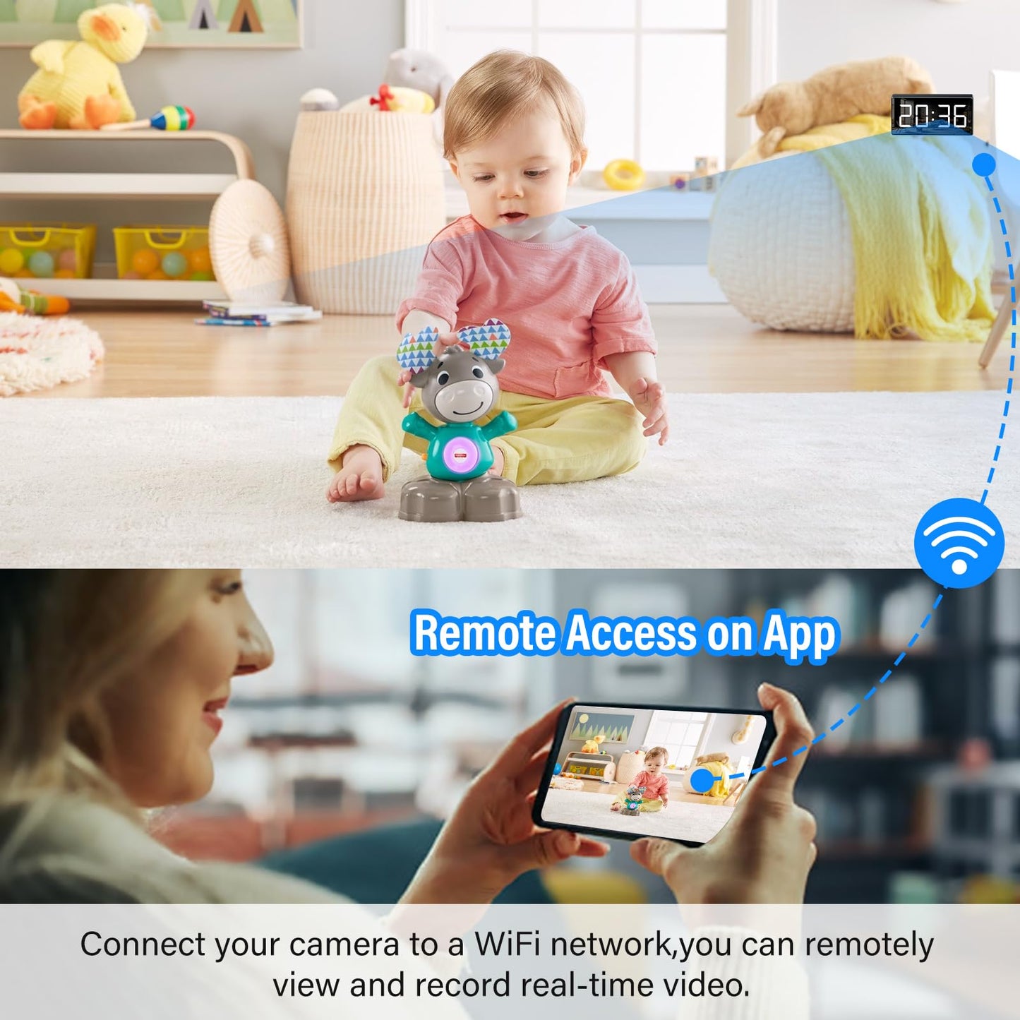 AFLCIO 5G Security Camera 4K WiFi Mini Camera with Motion Detection Night Vision 2025 Version