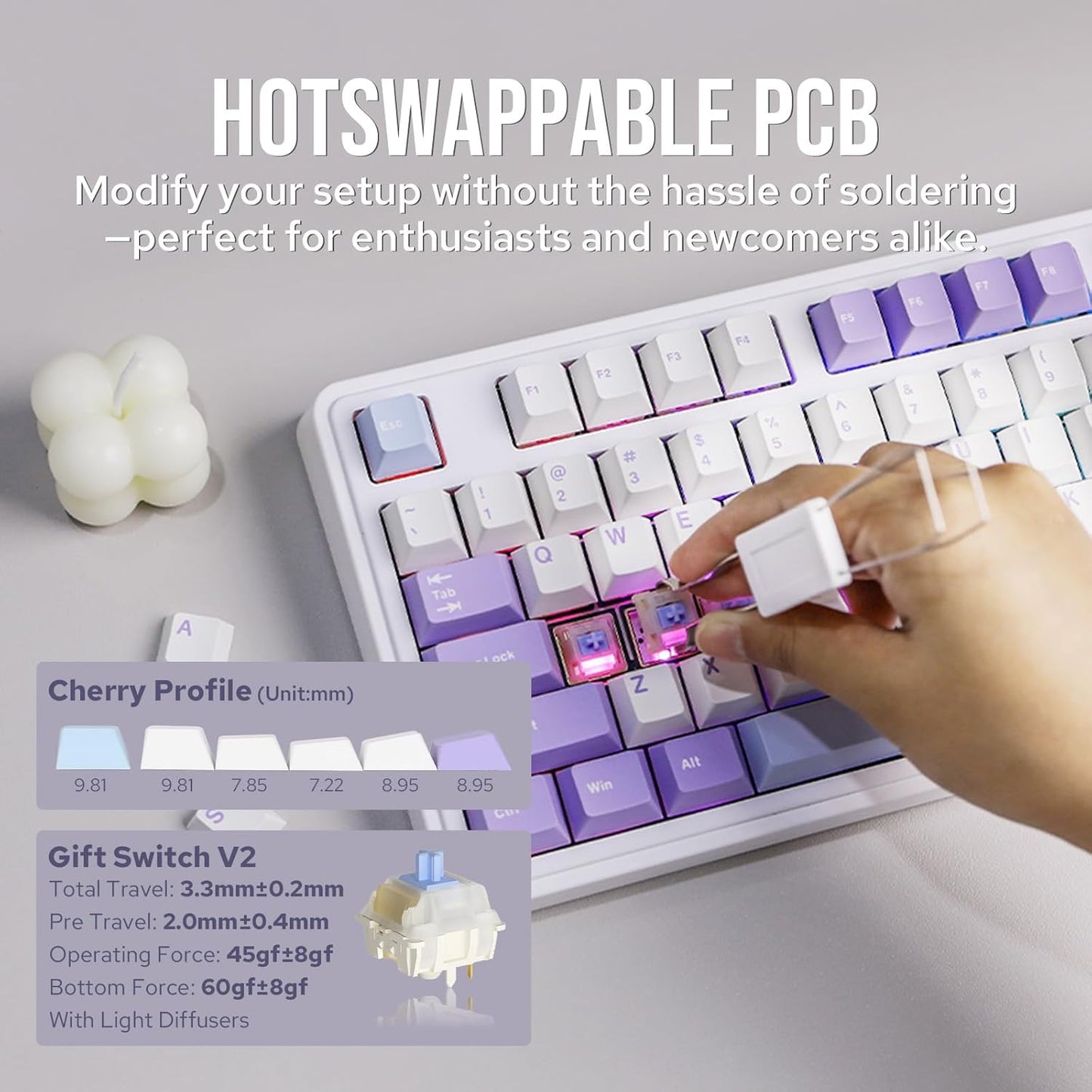 AJAZZ AK980 98% Mechanical Keyboard with Aula SC800 Gaming Mouse
