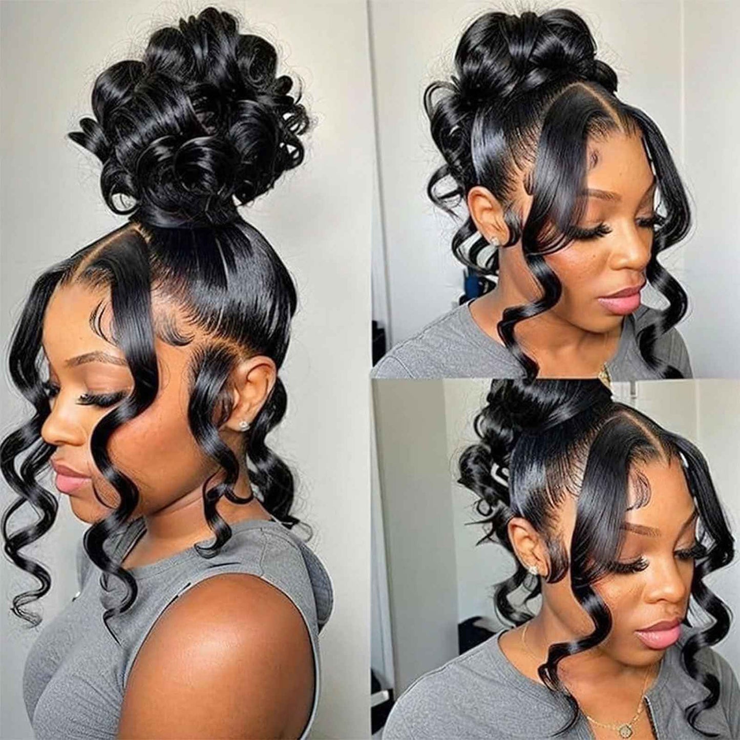 360 Lace Frontal Closure 22 Inch Body Wave Ear To Ear Frontal HD Lace 100% Remy Human Hair 360 HD Transparent Lace 150% Density Natural Color