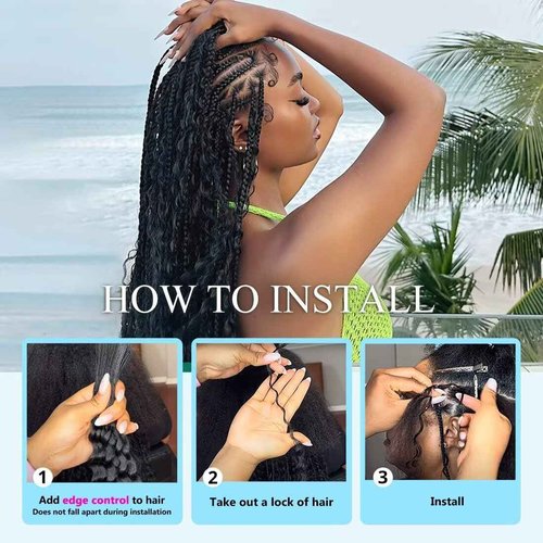 160g 5 Bundles 613 Blonde Human Braiding Hair Deep Water Wave Bulk 18 Inch Curly Human Hair for Boho Braids Hair Extensions No Weft 5 Braids Per Pack