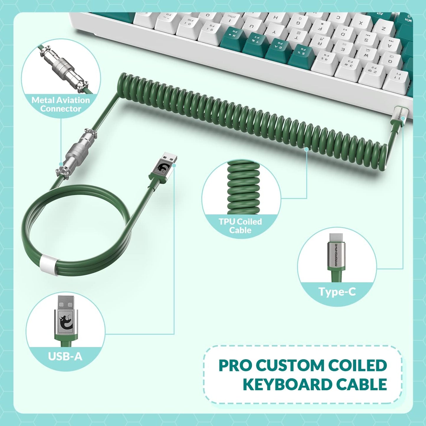 ZIYOU LANG RK-T8PR0 Wired 65% Mechanical Gaming Keyboard and Mouse Combo with RGB LED Backlit Anti-ghosting TKL Mini 68 Key Coiled C to A Cable Linear Red Switch for PS4 PS5 Xbox PC Mac Gamer(Gray)