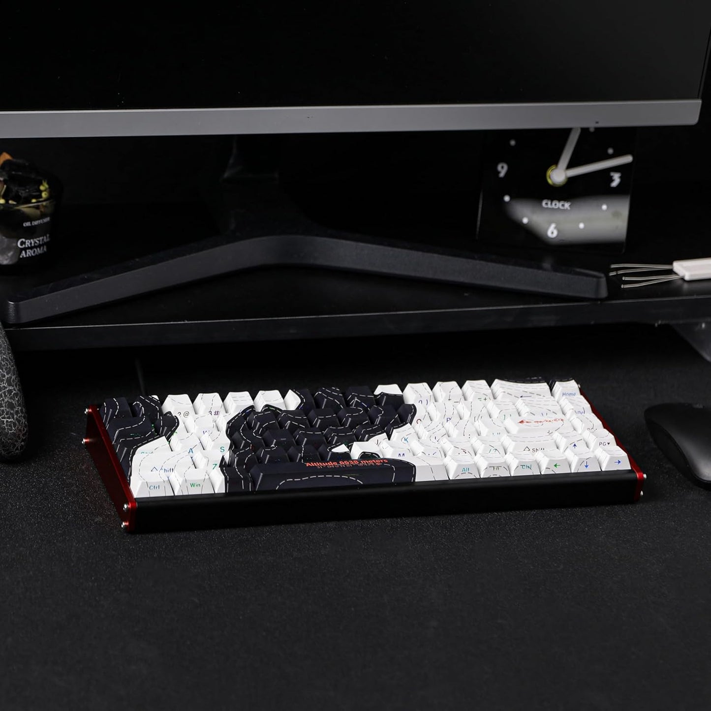 AJAZZ ALUX68 HE Aluminum Rapid Trigger Gaming Keyboard with Magnetic Switch, Wired Hall Effect Keyboard with 8K Polling Rate, 0.125ms Latency, RGB Backlight (White, ALUX68 Plus)